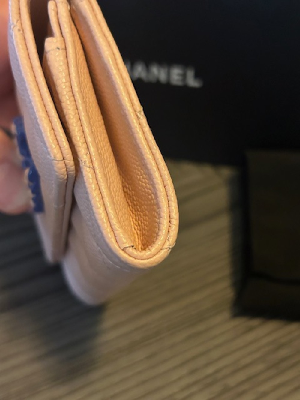 Chanel Caviar Quilted Chain CC Flap Holder Light Pink - Picture 5 of 7